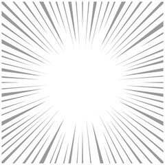 Obraz premium Speed Line Comic