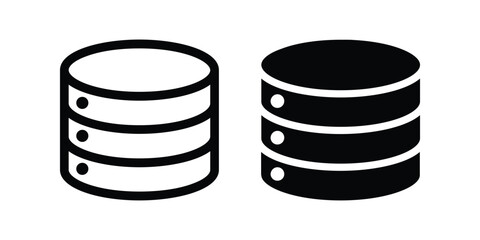 Database icon. storage sign. flat illustration of vector icon