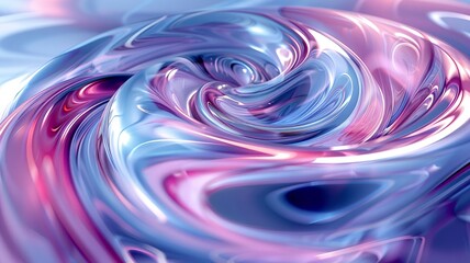 3D artistic swirls resembling natural patterns in a fluid design