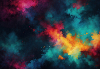 Obraz na płótnie Canvas Colorful Clouds Abstract Background, Abstract Smoke Background.