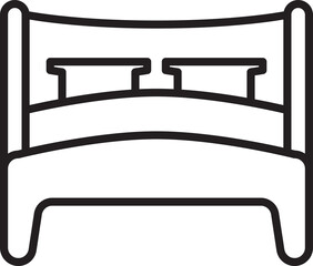Bed Line Icon