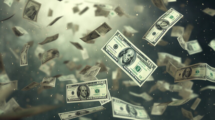 Money background. Hundred dollars of America. Us dollars