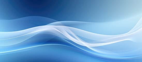 Abstract blurred background in light blue color gradient. Suitable for business design.