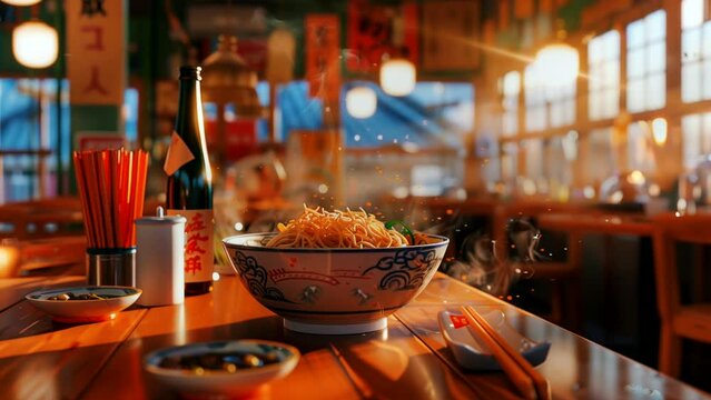 Gastronomic Bliss: Savoring Ramen at the Restaurant