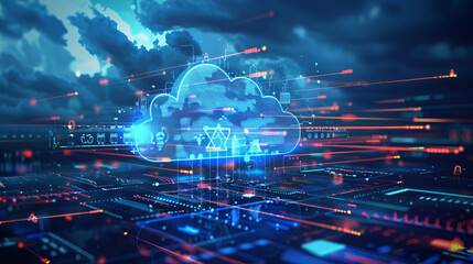 Hybrid cloud computing server technology background