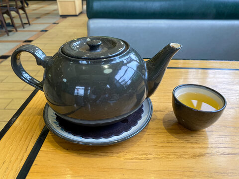 Grey Chinese teapot a