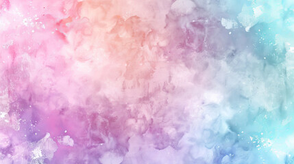 Fototapeta premium Soft watercolor textured background in pastel tones