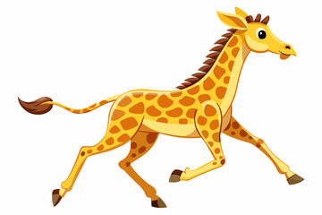 Fototapeta premium cute giraffe and svg file