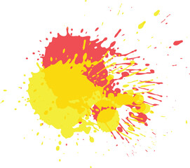 ink paint splashes vector colorful background design. illustration vector design