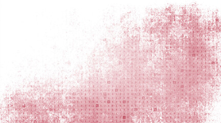 Red abstract white background overlay with binary code