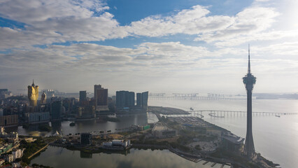 Fototapeta premium Macau Cityscape at Morning