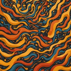 abstract pattern with waves.
