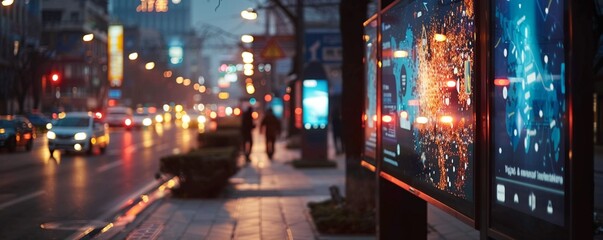 Dynamic IoT-enabled signage in urban centers