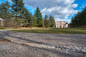 L'Aquila, Abruzzo, Italy, Europe, Basilica of Santa Maria di Collemaggio