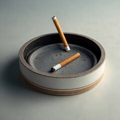 cigarette in ashtray
