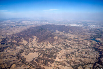 lerma lake mexico aerial view for recreation