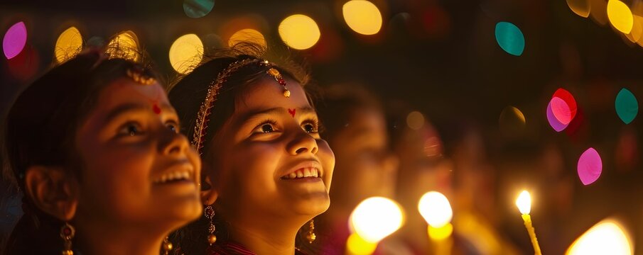 Festivities lighting up faces