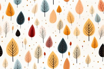 Autumn Seamless Pastel Pattern