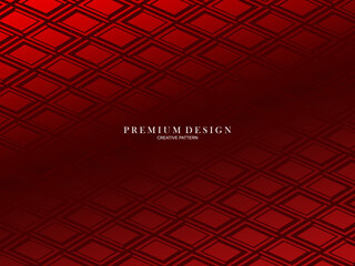 Gradient red flat block geometric premium background. 3d red steel background.
