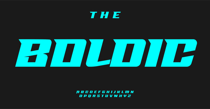 Racing dynamic alphabet, bold italic letters, high-impact font for powerful logos, edgy headlines, expressive typography, modern graphic design. Vector typeset.