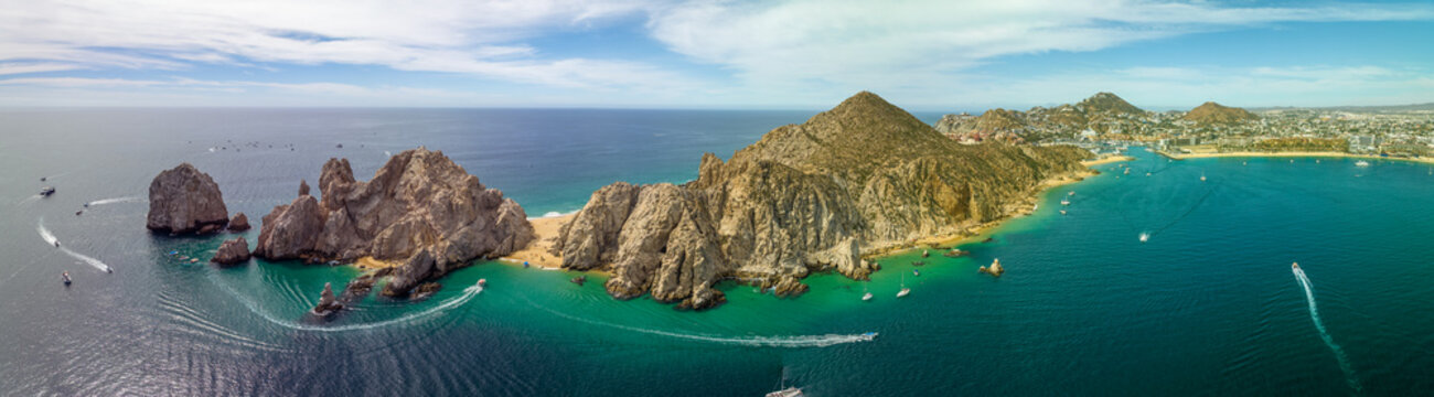 El Arco Cabo Arch Lover Beach Divorce Beach Cabo San Lucas Baja California Sur Mexico Sunny Beaches Whales Yachts and Boats 