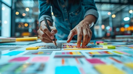 A strategic content marketing plan focusing on storytelling