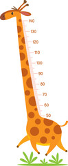 Giraffe meter wall or height chart or wall sticker - 758061170