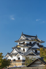日本　滋賀県彦根市にある彦根城の天守閣