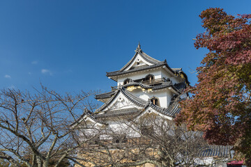 日本　滋賀県彦根市にある彦根城の天守閣