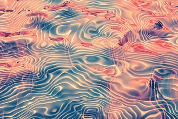 Seamless digital ripple texture in a bi-color scheme