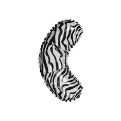 3D zebra animal pattern helium balloon 