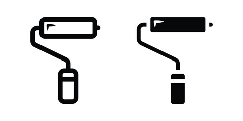 Paint roller icon. flat illustration of vector icon