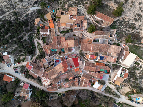 Vista cenital de la poblacion de Tolosa