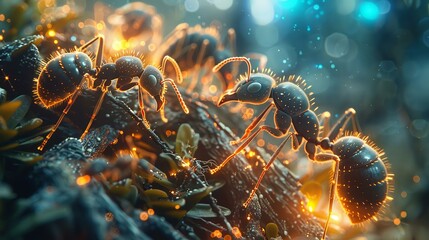 An ant farm think tank, collective intelligence solving complex challenges
