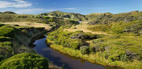 Wharariki Stream, Tasman, Südinsel, Neuseeland