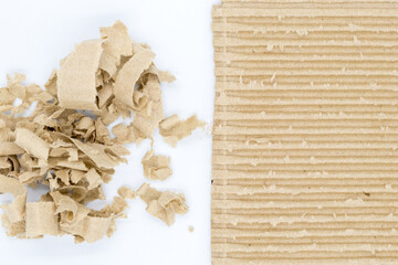 Abstract cardboard for texture background.