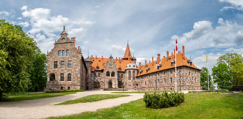 Romantic Cesvaine medieval palace in Latvia © ako-photography