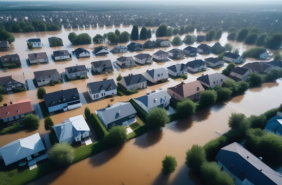 landscape consequences of a hurricane - floodwaters