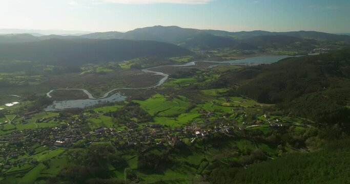 Urdaibai a vista de dron