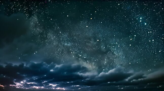 view of the night sky with beautiful stars