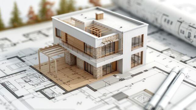 A home interior design CAD construction drawings,