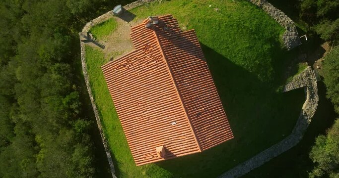 Plano cenital de la ermita