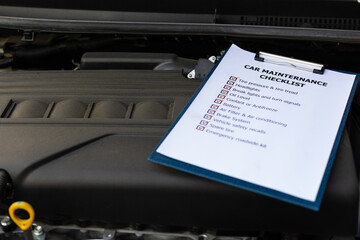 The concepts of car inspection and car maintenance after use.