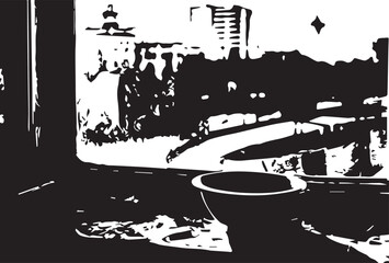 Water slough grunge texture background