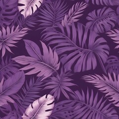 Purple background with Leaves