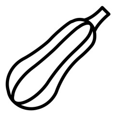 Vector Design Zucchini Icon Style