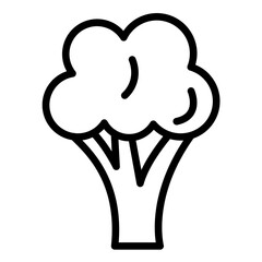 Vector Design Broccoli Icon Style
