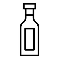 Vector Design Olive Oil Bottle Icon Style