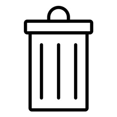 Vector Design Trash Can Icon Style
