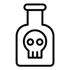 Vector Design Acid Bottle Icon Style